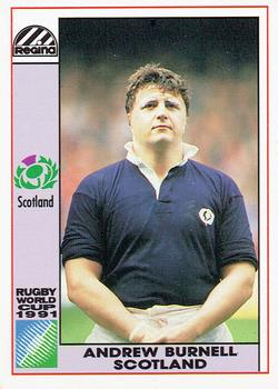 1991 Regina Rugby World Cup #116 Andrew Burnell Front